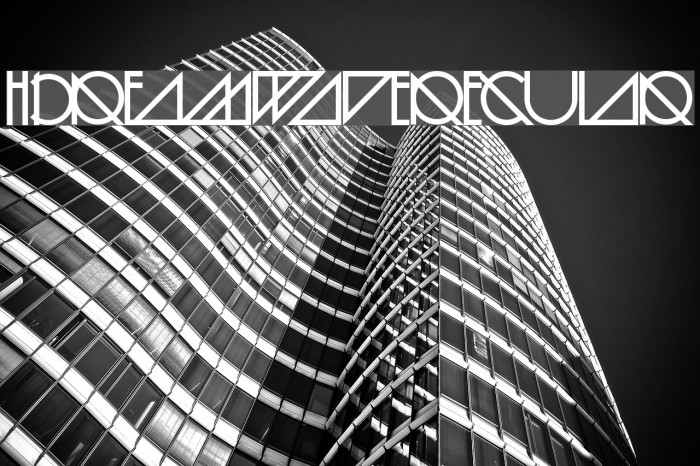 HDreamwave-Regular Font examples