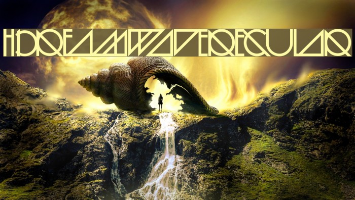 HDreamwave-Regular Font examples