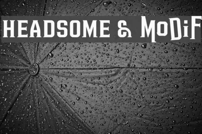 HEADSOME & modif Font examples