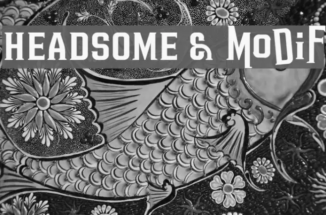 HEADSOME & modif Font examples