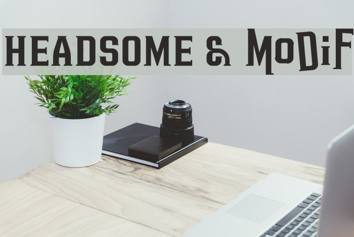 HEADSOME & modif Font examples