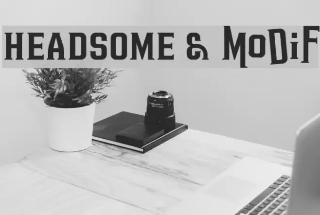 HEADSOME & modif Font examples