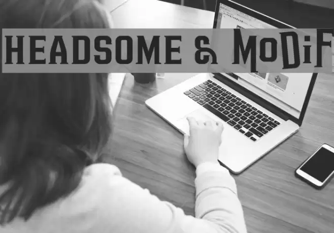 HEADSOME & modif Font examples