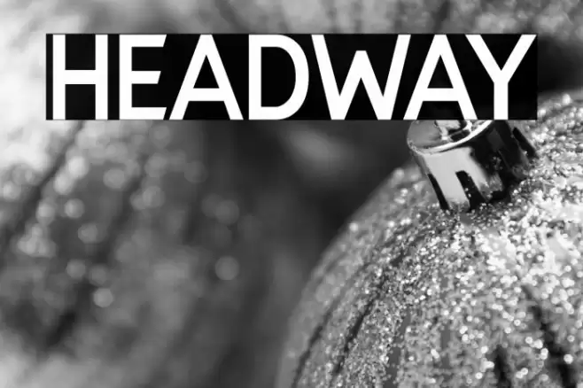 HEADWAY Font examples