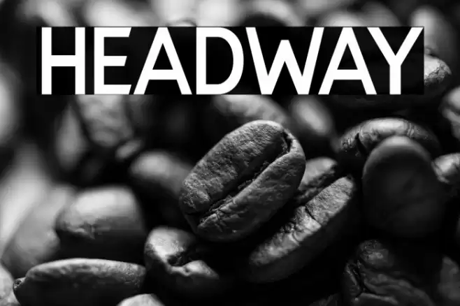 HEADWAY Font examples