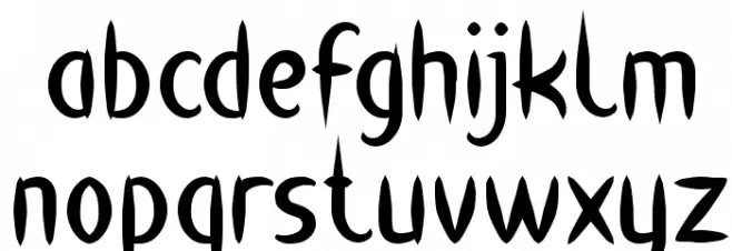 HEART SHAPED Bold Schriftart Kleinbuchstaben