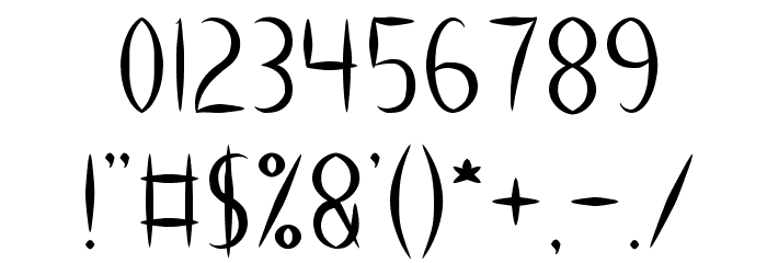 HEART SHAPED-Light Font OTHER CHARS