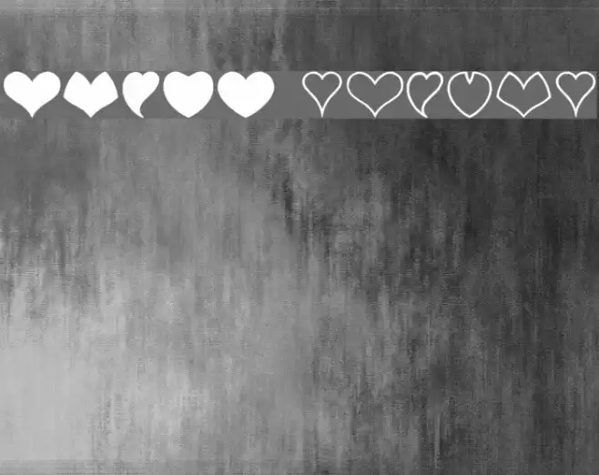 HEART shapes フォント examples