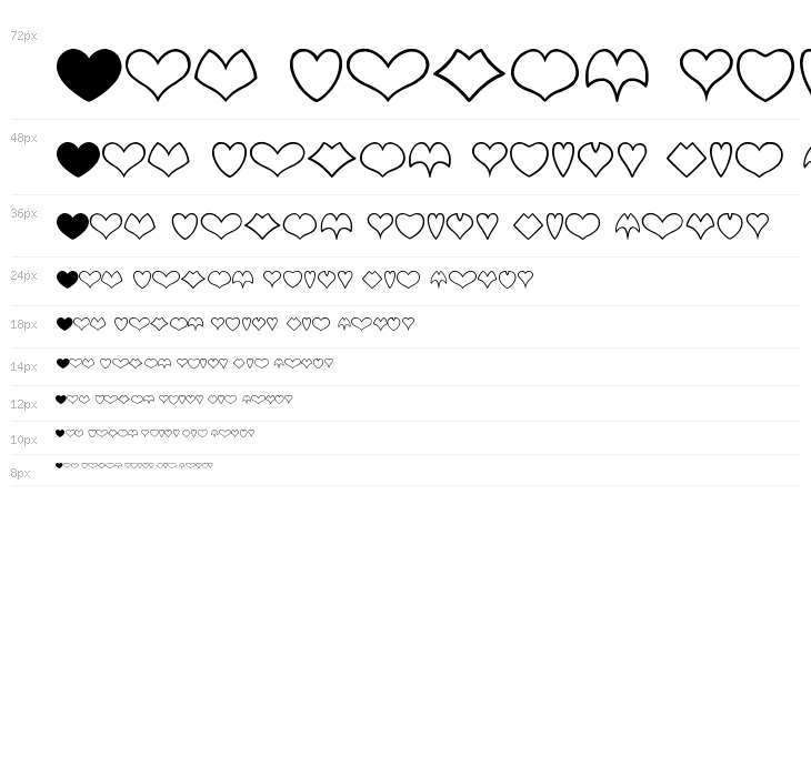 HEART shapes Waterfall