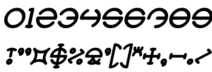 HEATHER THOMAS Bold Italic Font OTHER CHARS