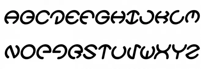 HEATHER THOMAS Bold Italic Font Litere mari