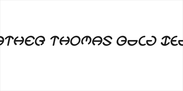 HEATHER THOMAS Bold Italic Logo