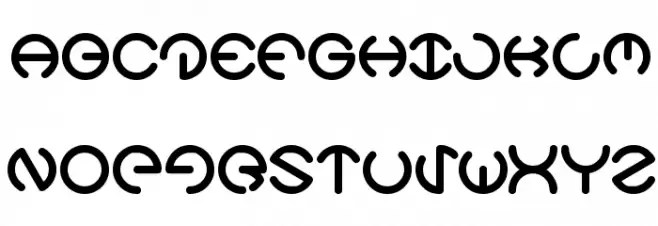 HEATHER THOMAS Bold Font Litere mari
