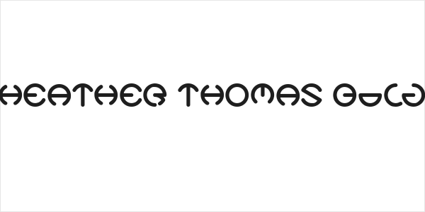 HEATHER THOMAS Bold Logo