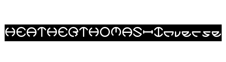 HEATHER THOMAS-Inverse  Free Fonts Download