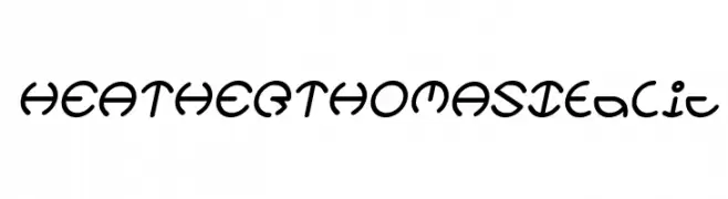 HEATHER THOMAS Italic 