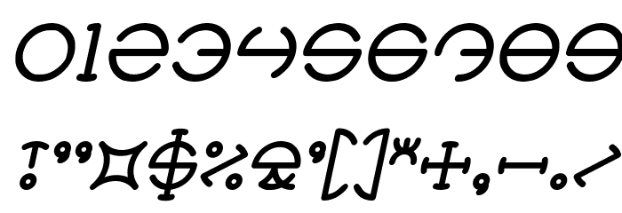 HEATHER THOMAS Italic フォント その他の文字