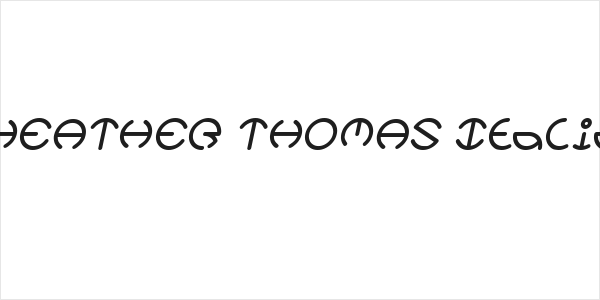 HEATHER THOMAS Italic Logo