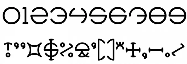 HEATHER THOMAS-Light フォント その他の文字