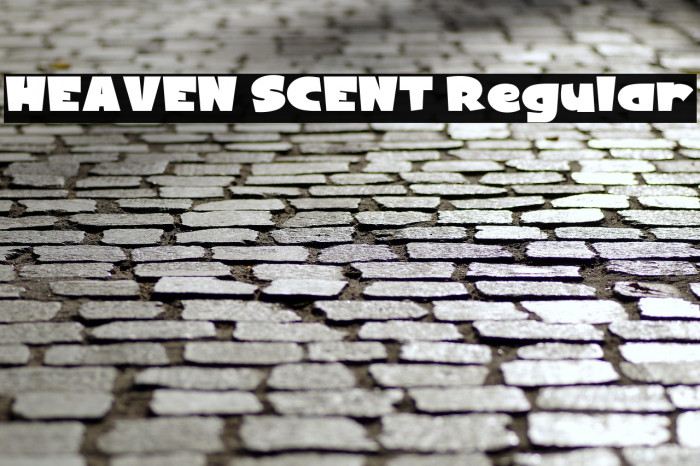HEAVEN SCENT Regular Example 1