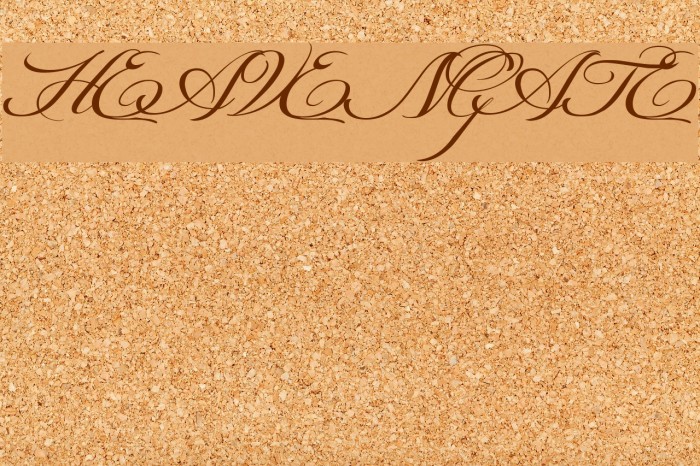 HEAVENGATE Font examples