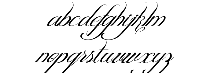 HEAVENGATE Font LOWERCASE
