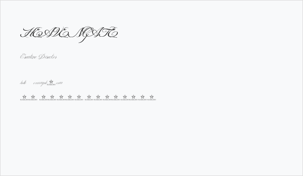 HEAVENGATE Business Card