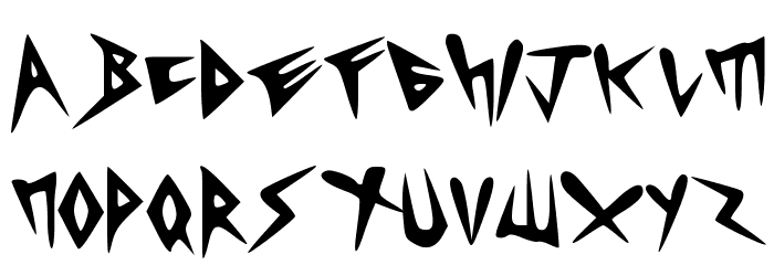 HEAVYCRIST Font LOWERCASE