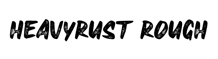 HEAVYRUST ROUGH  Frei Schriftart Herunterladen