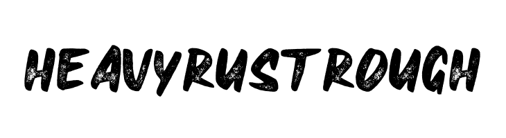 HEAVYRUST ROUGH  Fuentes Gratis Descargar