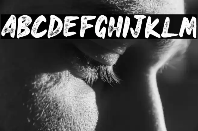 HEAVYRUST ROUGH Font examples