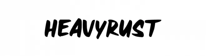 HEAVYRUST  Fuentes Gratis Descargar