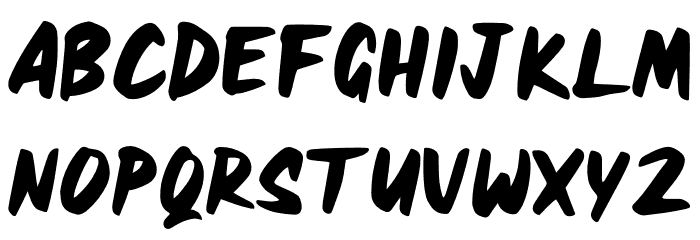 HEAVYRUST Font LOWERCASE
