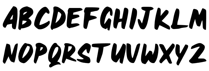HEAVYRUST Font LOWERCASE