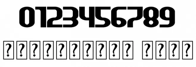 HEAVYwood Bold Font OTHER CHARS