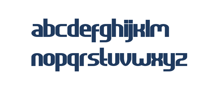 HEAVYwood Bold Lowercase