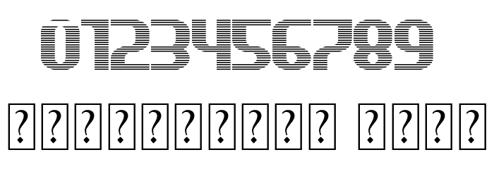 HEAVYwood shadow Font OTHER CHARS