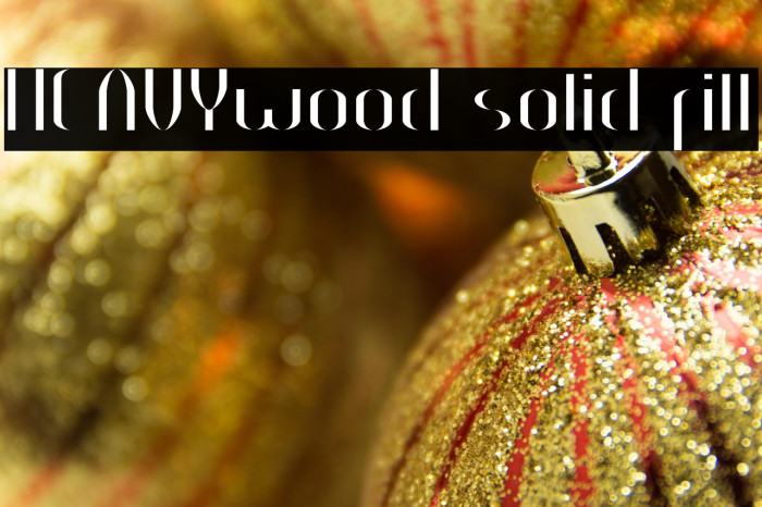 HEAVYwood solid fill Example 1