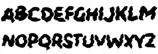 HEBAT 字体 大写