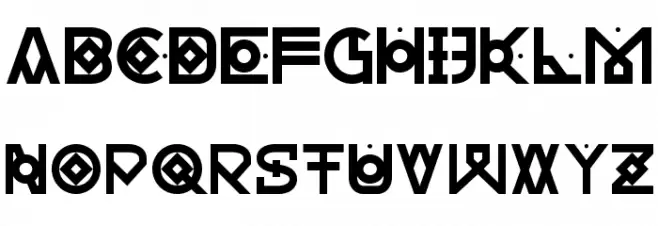 HECTICA Schriftart Groß