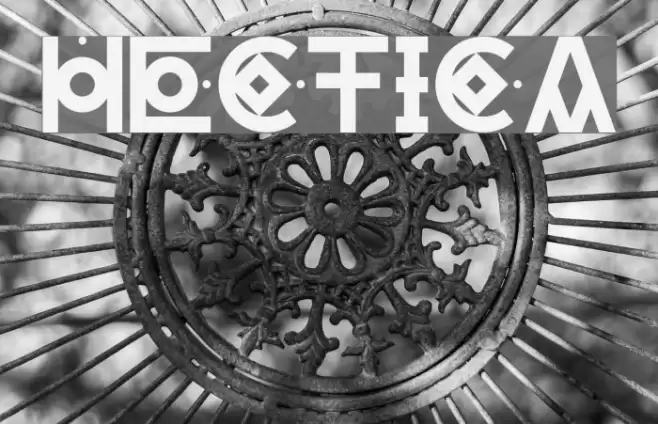 HECTICA Font examples
