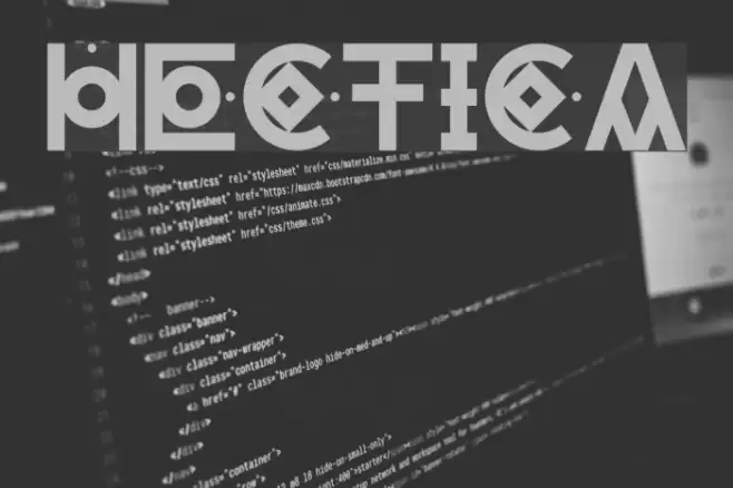 HECTICA Font examples