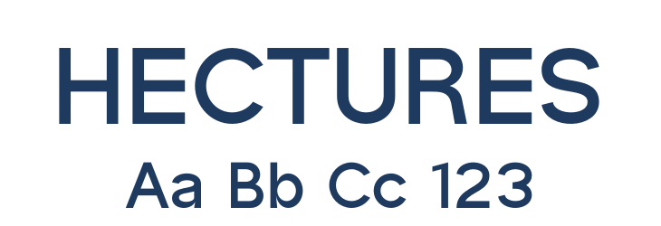 HECTURES Font Preview