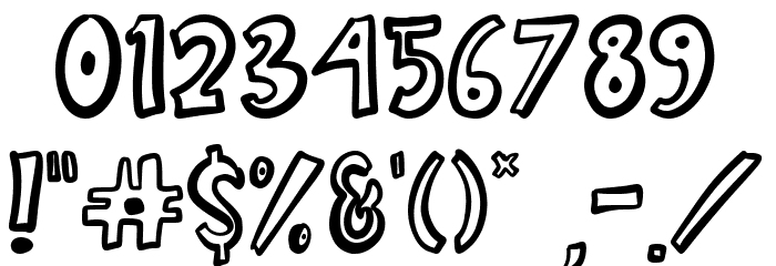 HEINZO Font OTHER CHARS