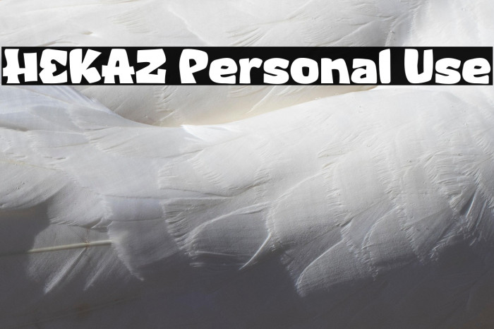 HEKAZ Personal Use Example 1