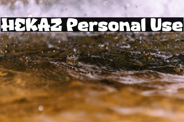 HEKAZ Personal Use Example 3