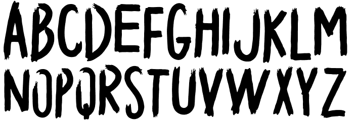 HELL RAISER Font LOWERCASE