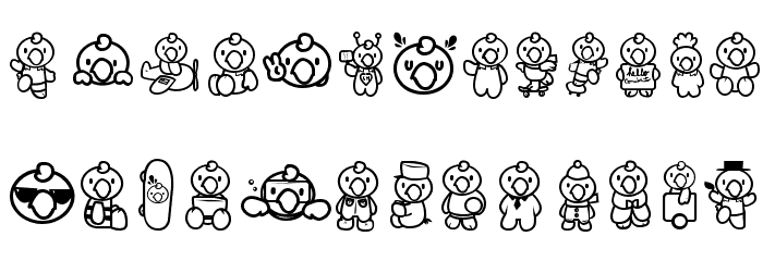 HELLO CONDORITO Font LOWERCASE