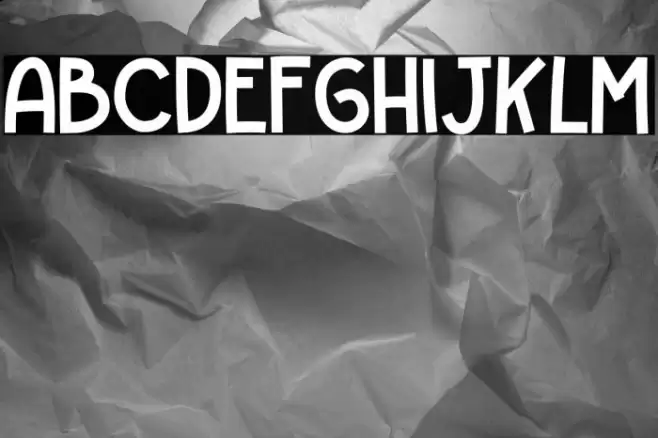 HELLO GIRAFFE Font examples