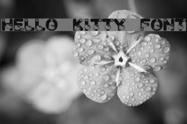 HELLO KITTY FONT Font examples
